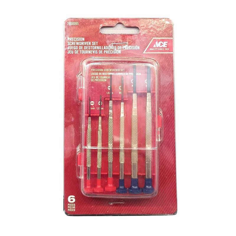 Set de 6 Desarmadores de Precisión - Ace
