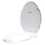 Asiento para Inodoro Elongado con Bisel Color Beige