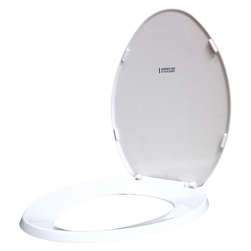 Asiento para Inodoro Elongado con Bisel Color Beige