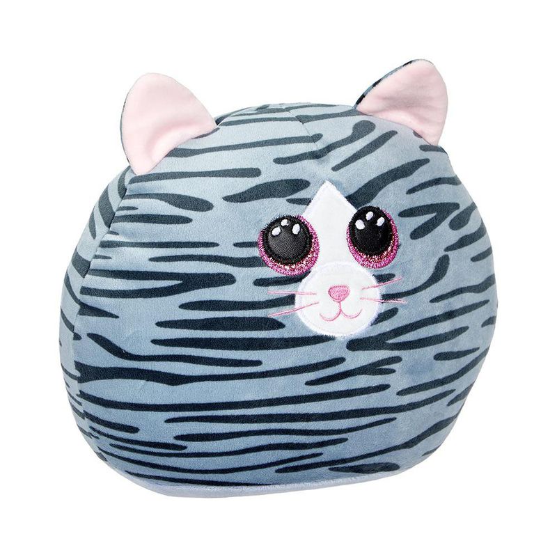 Ty Squish-A-Boos Kiki Gato Gris 10 Plg