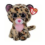Peluche Ty Beanie Boos Livvie Leopardo Café
