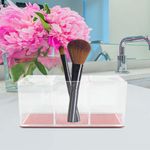 Organizador de Cosméticos Rosado 3 Divisiones
