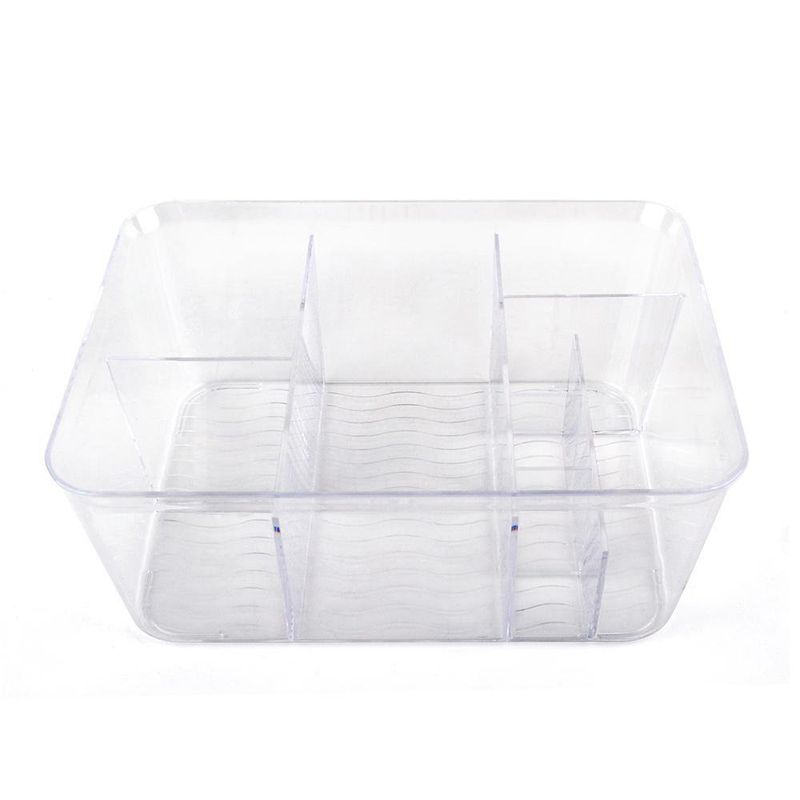 Organizador de Cosméticos Transparente 8 Divisiones