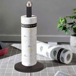 Porta Papel Toalla Negro