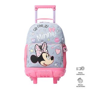Mochila M con Ruedas Diseño Minnie Mouse