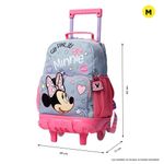 Mochila M con Ruedas Diseño Minnie Mouse