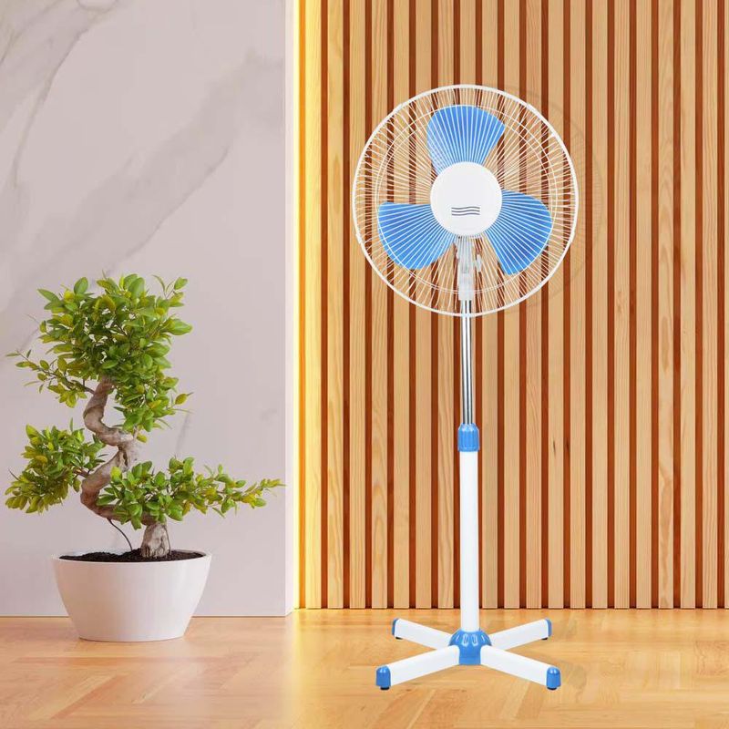 Ventilador Pedestal 16 Plg Blanco con 3 Velocidades