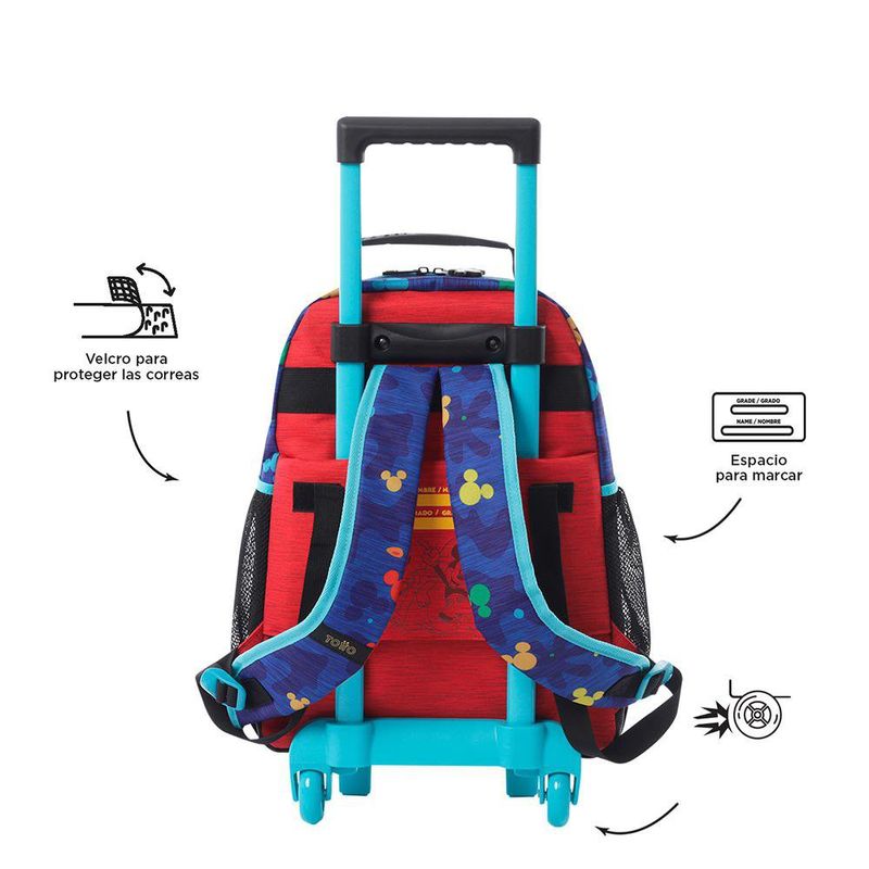 Mochila con Rodos M Mickey Mouse