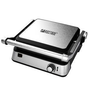 Plancha Grill 2000W Antiadherente de Acero Inoxidable