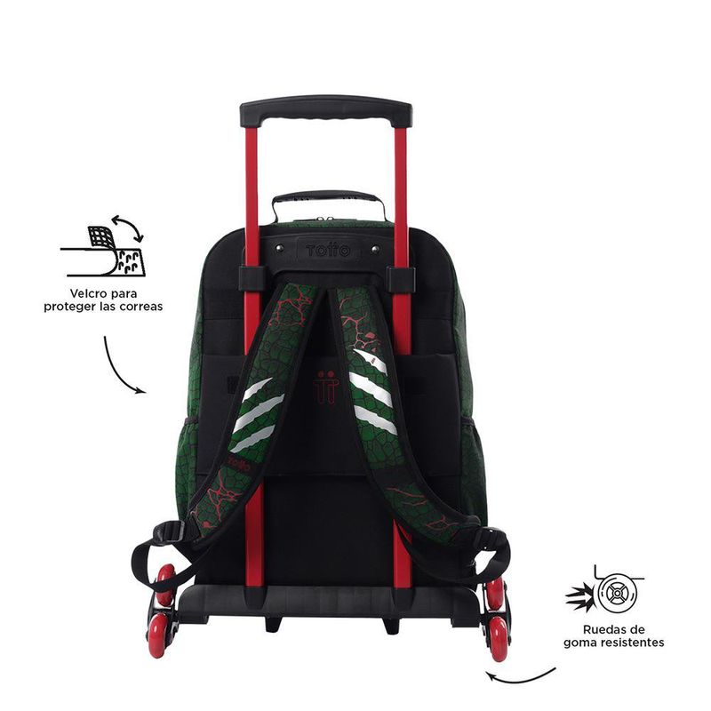 Mochila con Rodos L Rex Dino