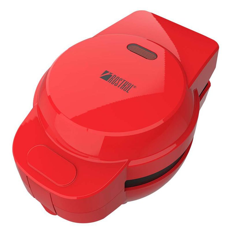 Máquina Multifuncional para Mini Donas con Placas Intercambiables Color Rojo