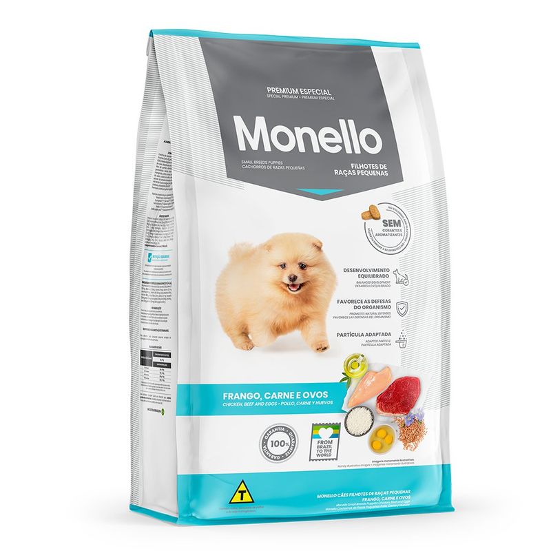 Concentrado para Cachorros Razas Pequeñas con Pollo Carne y Huevo