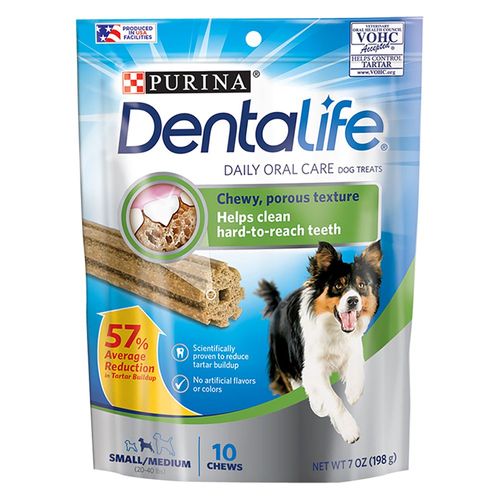 Snack para Perro Todas las Etapas de Vida Raza Mediana y Pequeña Salud Dental 198 Grs