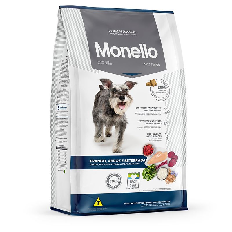 Concentrado para Perro Senior con Pollo Arroz y Remolacha 10.1 Kg