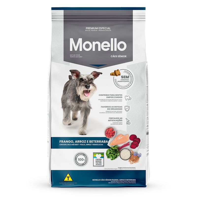Alimento para Perros Senior con Pollo Arroz y Remolacha 1 Kg