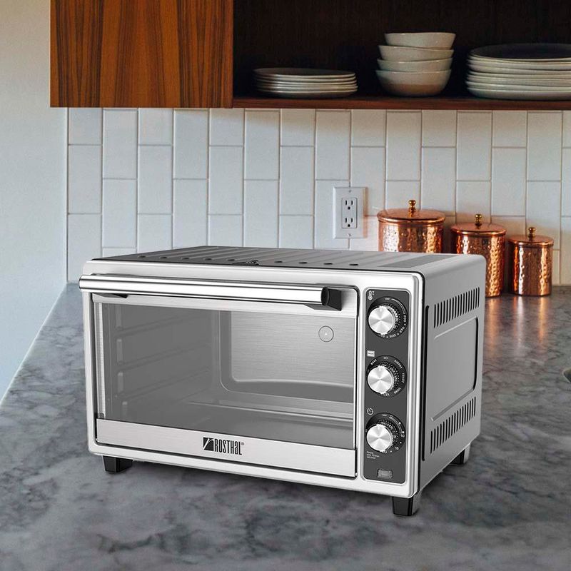 Horno Tostador 22 L de Acero Inoxidable