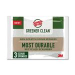 Paquete de Esponjas Sin Rayar Greener Clean 3 Unidades