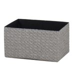 Caja Rectangular Organizadora Gris 34X25X20 Cm