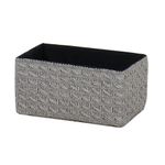 Caja Rectangular Organizadora Gris 25X15X12 Cm
