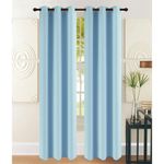 Cortina Black Out Azul 122 X 213 Cm