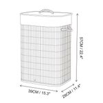 Canasta para Lavandería Bambú