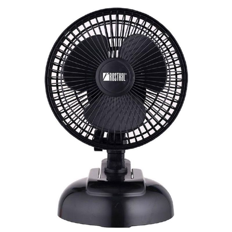 Ventilador de Mesa Negro 2 Velocidades