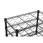 Rack para Botellas Negro de 4 Niveles