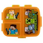 Contenedor De Alimento XL Con Compartimientos - Minecraft