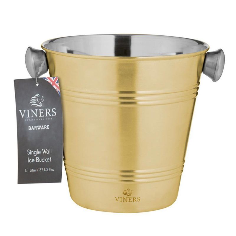 Hielera Dorada con Asas Laterales 1L