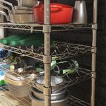 Bandeja para Botellas Cromada