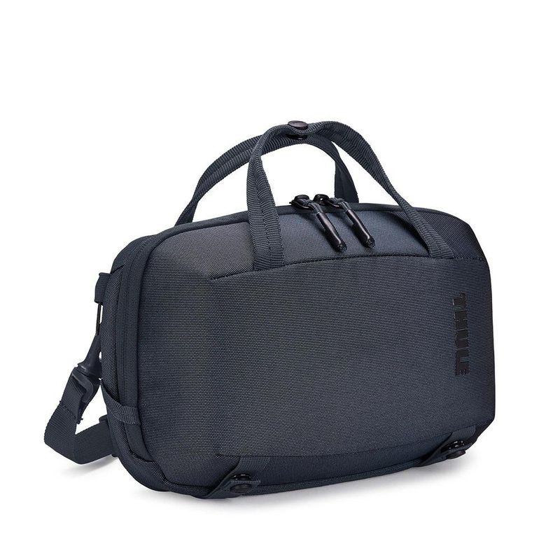 Bolso Bandolera Subterra Gris Azulado 2 5 L