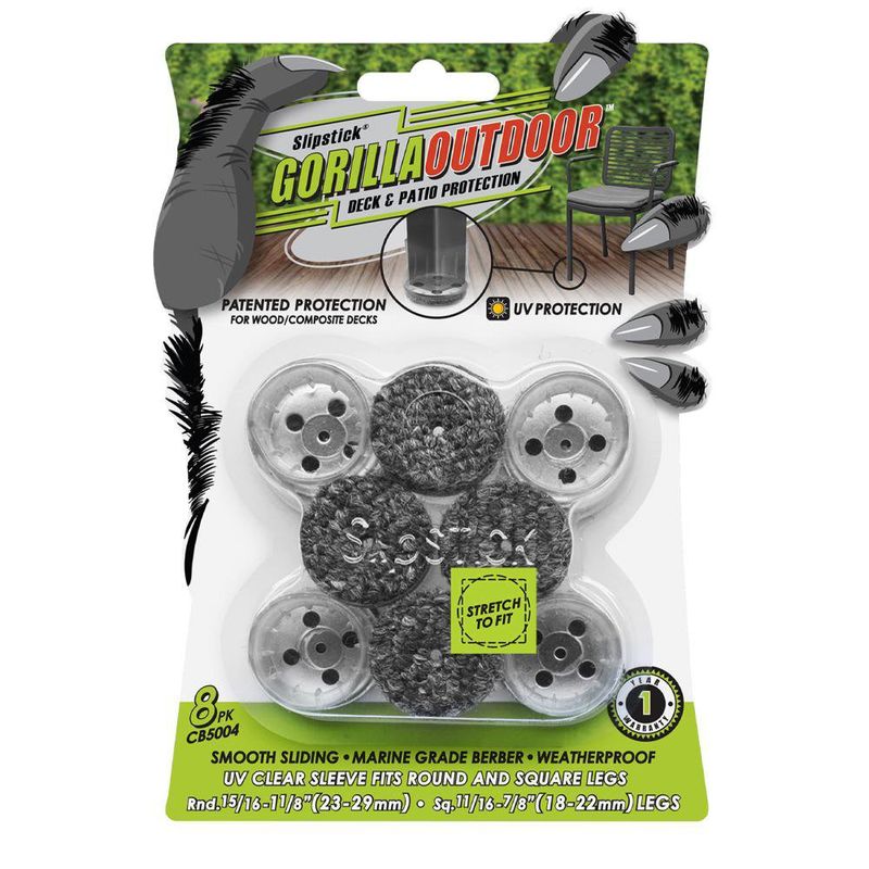 Protectores de Exterior Redondos Slipstick 8 Pzas