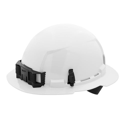 Casco de Seguridad de Ala Completa con Suspensión Blanco