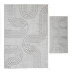Set de Alfombras Alloy Gris 2 Pzas