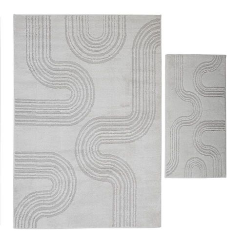 Set de Alfombras Alloy Gris 2 Pzas