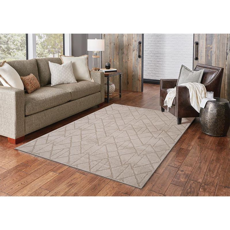 Set de Alfombras Alloy Beige 2 Pzas