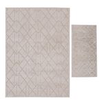 Set de Alfombras Alloy Beige 2 Pzas