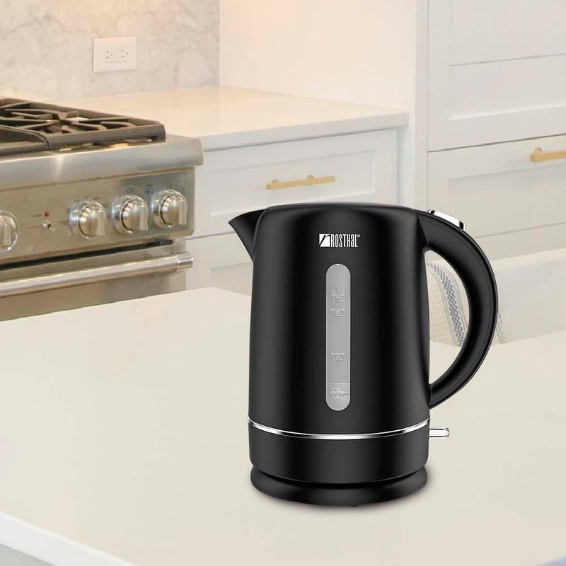 Tetera Plástica Negra 1.7 L