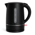 Tetera Plástica Negra 1.7 L