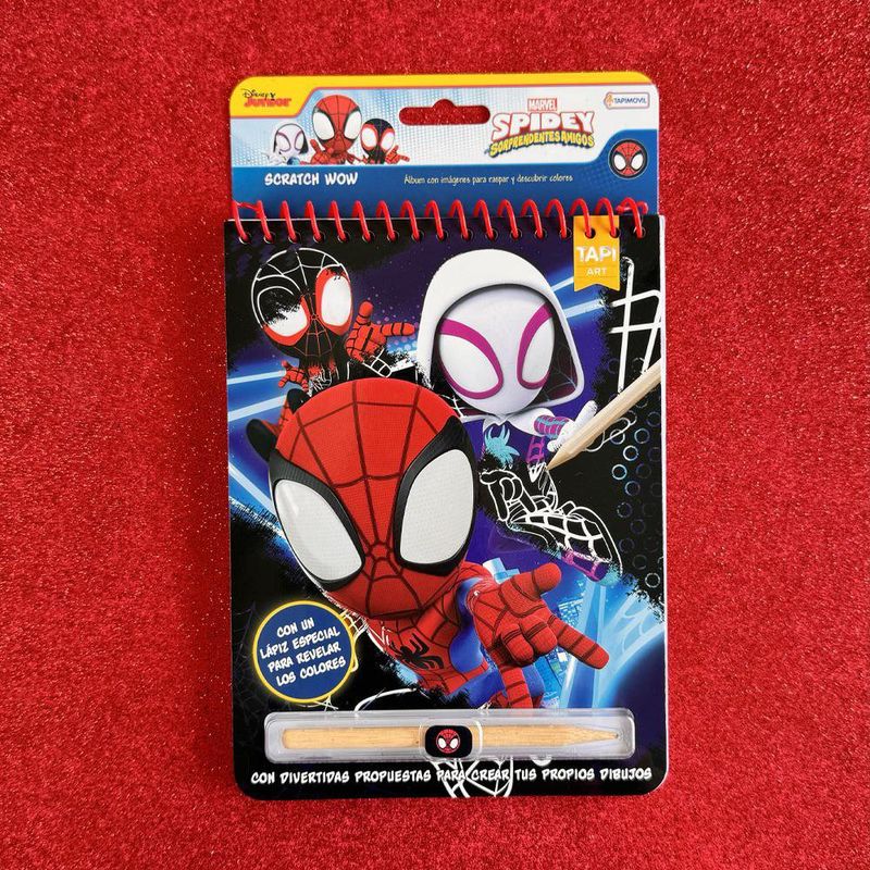 Libro para Raspar Diseño Spidey