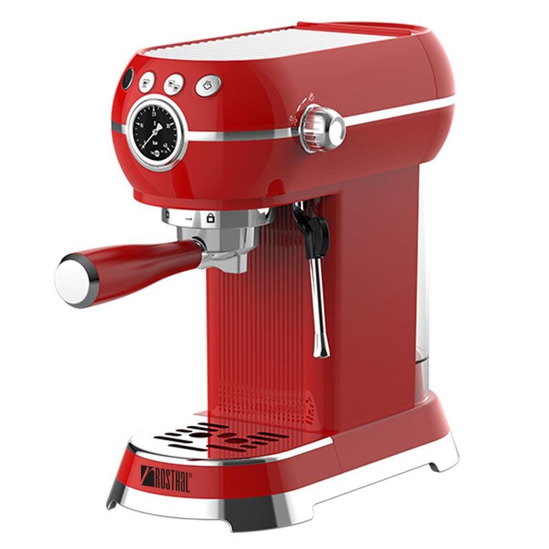 Maquina para Expreso de 15 Bares y 1 Litro Color Roja