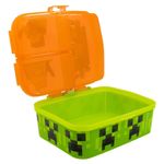 Contenedor De Alimento XL Con Compartimientos - Minecraft