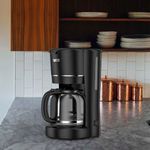 Cafetera Convencional Negra 1.5 L