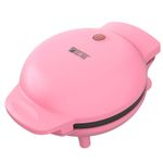 Mini Waflera Rosthal Antiadherente Compacta para 1 Porción Color Palo Rosa 400 W