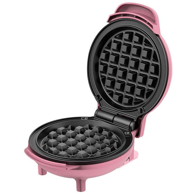 Mini Waflera Rosthal Antiadherente Compacta para 1 Porción Color Palo Rosa 400 W