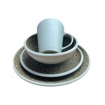 Vajilla Verde Texturizada 16 Pzas