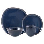 Vajilla Diseño Zafiro Azul 16 Piezas