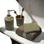 Set de 4 Piezas para Baño de Cerámica Color Verde