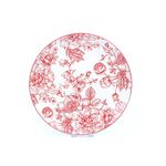 Vajilla Elizabeth Cerámica Diseño Floral Rosa 16 Pzs