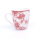 Vajilla Elizabeth Cerámica Diseño Floral Rosa 16 Pzs